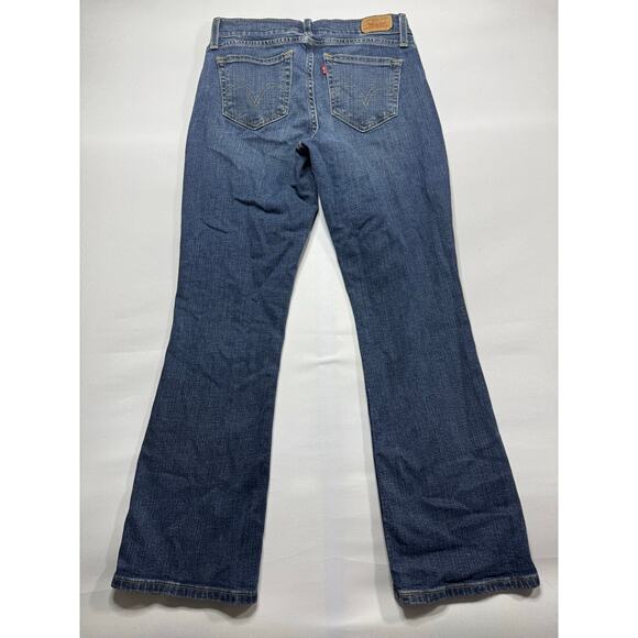 Levi's 529 Women's Curvy Bootcut Blue Denim Jeans - Size 6 S/C (28x29) - Picture 2 of 5